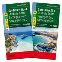 Abbildung von: Sardinien, Straßenkarten-Set 1:150.000, freytag & berndt - Freytag-Berndt und ARTARIA