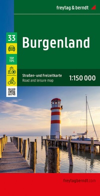 Abbildung von: Burgenland, Straßen- und Freizeitkarte 1:150.000, freytag & berndt - Freytag-Berndt und ARTARIA