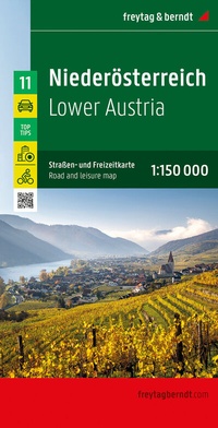 Abbildung von: Niederösterreich, Straßen- und Freizeitkarte 1:150.000, freytag & berndt - Freytag-Berndt und ARTARIA