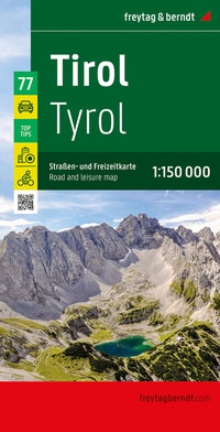 Abbildung von: Tirol, Straßen- und Freizeitkarte 1:150.000, freytag & berndt - Freytag-Berndt und ARTARIA