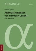 Cover: Alterit&auml;t im Denken von Hermann Cohen? - Tectum Wissenschaftsverlag