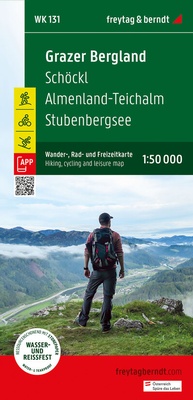 Abbildung von: Grazer Bergland, Wander-, Rad- und Freizeitkarte 1:50.000, freytag & berndt, WK 131 - Freytag-Berndt und ARTARIA