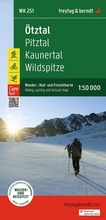 Cover: freytag & berndt Wanderkarte WK 251 &Ouml;tztal, Pitztal - Kaunertal - Wildspitze 1:50.000 - freytag & berndt