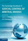 Cover: The Cambridge Handbook of Judicial Control of Arbitral Awards - Cambridge University Press