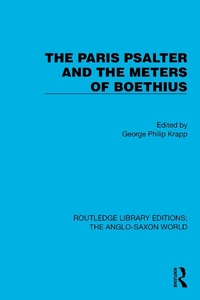Bild: The Paris Psalter and the Meters of Boethius - Routledge