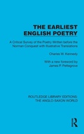 Cover: The Earliest English Poetry - Routledge