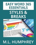 Cover: Word 365 Styles and Breaks - M.L. Humphrey