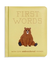 Enlarge image Cover: First Words with Cute Embroidered Friends - Blue Star Press