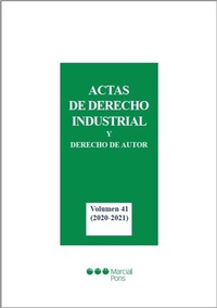 Abbildung von: Actas de Derecho Industrial y Derecho de Autor - Marcial Pons SdH