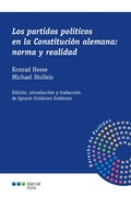 Cover: Los partidos pol&iacute;ticos en la Constituci&oacute;n alemana: norma y realidad - Marcial Pons SdH