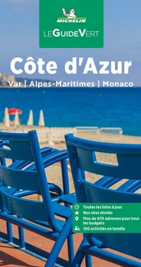Enlarge image Cover: Michelin Le Guide Vert Cote d' Azur, Monaco - Michelin Editions des Voyages