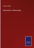 Cover: Observations n Meteorology - Outlook