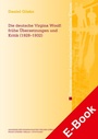 Cover: Die deutsche Virginia Woolf - Franz Steiner Verlag