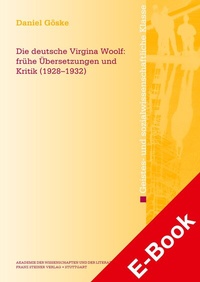 Abbildung von: Die deutsche Virginia Woolf - Franz Steiner Verlag