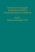 Cover: Kritische Gesamtausgabe der Schriften und Briefe Andreas Bodensteins von Karlstadt - G&uuml;tersloher Verlagshaus
