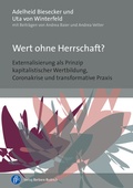 Cover: Wert ohne Herrschaft? - Verlag Barbara Budrich