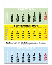 Abbildung von: IMPULS-3-Monatsspruch Kalender 2024 - Impuls-Kalender GmbH