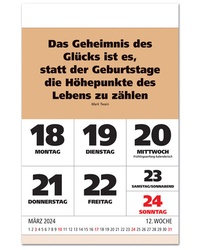 Abbildung von: IMPULS-Wochenspruch-Kalender 2024 - Impuls-Kalender GmbH
