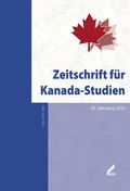 Cover: Zeitschrift f&uuml;r Kanada-Studien - Wi&szlig;ner-Verlag