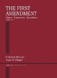 Enlarge image Cover: The First Amendment - West Academic Press