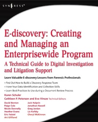 Abbildung von: E-discovery: Creating and Managing an Enterprisewide Program - Elsevier