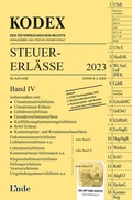 Cover: KODEX Steuer-Erl&auml;sse 2023, Band IV - Linde