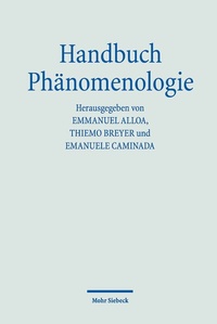 Abbildung von: Handbuch Phänomenologie - Mohr Siebeck