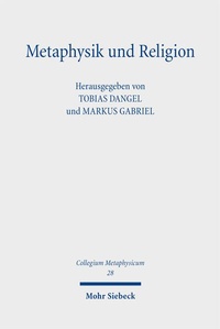 Enlarge image Cover: Metaphysik und Religion - Mohr Siebeck