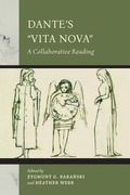 Cover: Dante's "Vita Nova" - University of Notre Dame Press