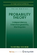 Cover: Probability Theory - Springer