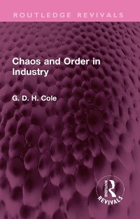 Abbildung von: Chaos and Order in Industry - Routledge