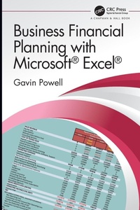 Enlarge image Cover: Business Financial Planning with Microsoft Excel - Chapman & Hall/CRC