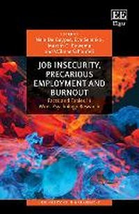 Enlarge image Cover: Job Insecurity, Precarious Employment and Burnout - Edward Elgar Publishing