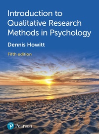 Enlarge image Cover: Introduction to Qualitative Research Methods in Psychology - Pearson Education Limited