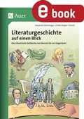 Cover: Literaturgeschichte auf einen Blick - Auer Verlag