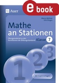 Cover: Mathe an Stationen 7 - Auer Verlag