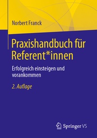 Abbildung von: Praxishandbuch für Referent*innen - Springer VS