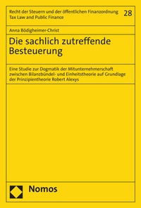 Abbildung von: Die sachlich zutreffende Besteuerung - Nomos