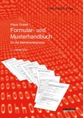 Cover: Formular- und Musterhandbuch f&uuml;r die Betriebsratspraxis - Rieder Vlg f. Recht u. Kommunik.