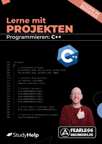 Abbildung von: Lerne Programmieren mit Projekten: Einstieg in C++ ohne Vorkenntnisse - StudyHelp Verlag