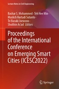Cover: Proceedings of the International Conference on Emerging Smart Cities (ICESC2022) - Springer