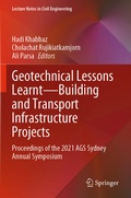 Cover: Geotechnical Lessons Learnt-Building and Transport Infrastructure Projects - Springer