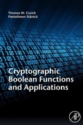 Cover: Cryptographic Boolean Functions and Applications - Academic Press