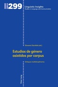 Cover: Estudios de g&eacute;nero asistidos por corpus - Peter Lang Verlag