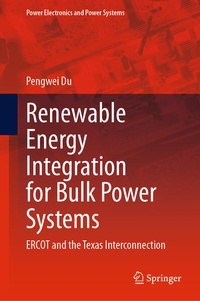 Enlarge image Cover: Renewable Energy Integration for Bulk Power Systems - Springer