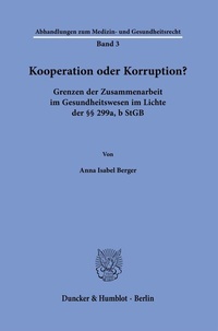 Abbildung von: Kooperation oder Korruption? - Duncker & Humblot