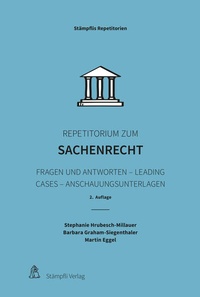 Abbildung von: Repetitorium zum Sachenrecht - Stämpfli Verlag