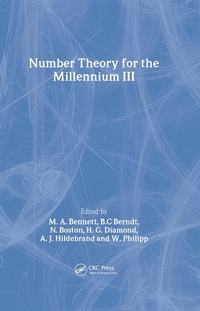 Abbildung von: Number Theory for the Millennium III - Routledge Cavendish