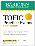 Cover: TOEIC Practice Exams: 6 Practice Tests + Online Audio, Sixth Edition - Kaplan Publishing