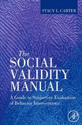 Cover: The Social Validity Manual - Academic Press